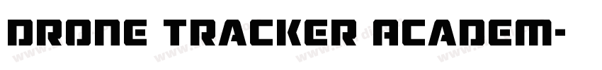 Drone Tracker Academ字体转换